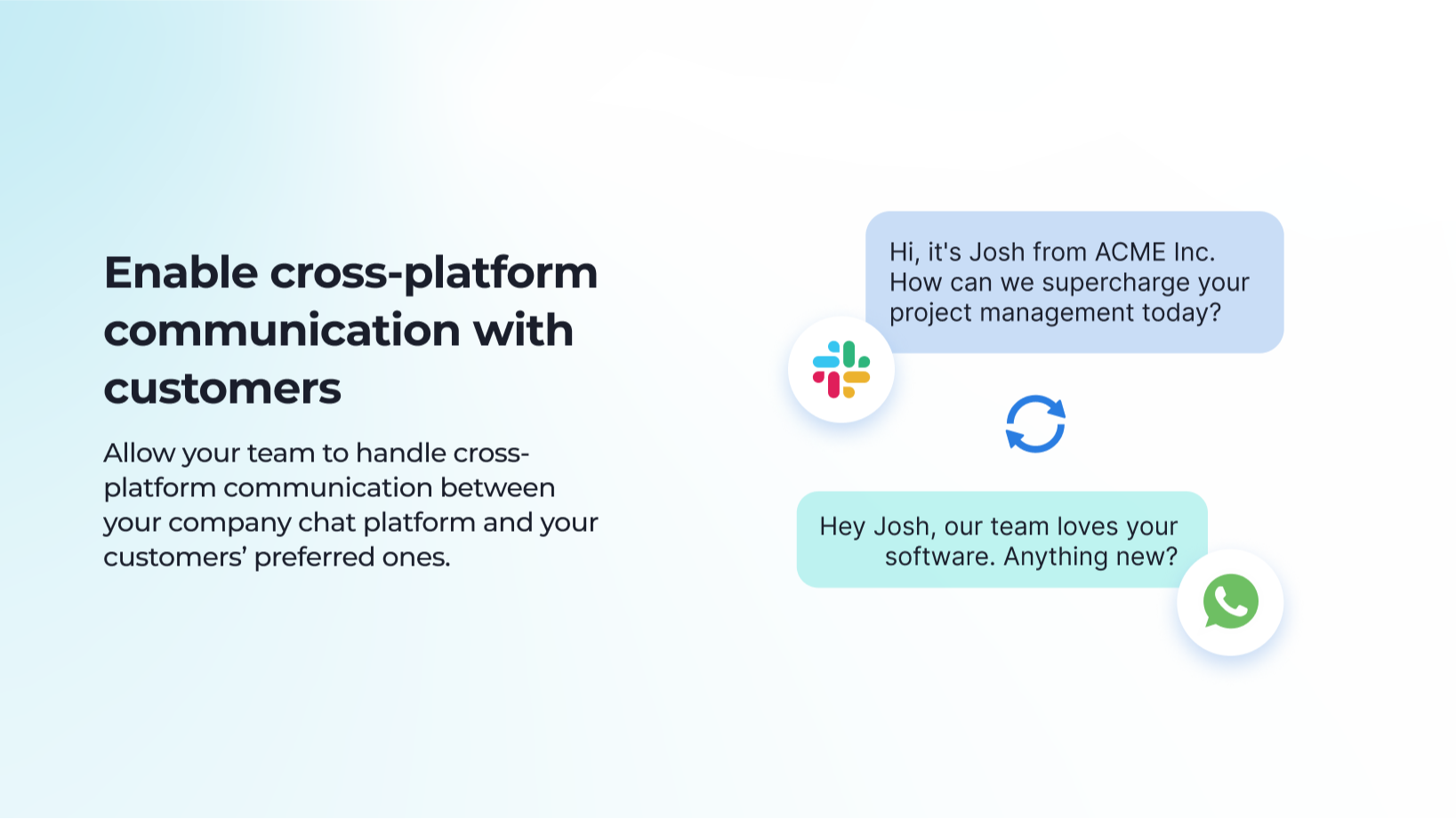 Centralized and compliant cross-platform chat
